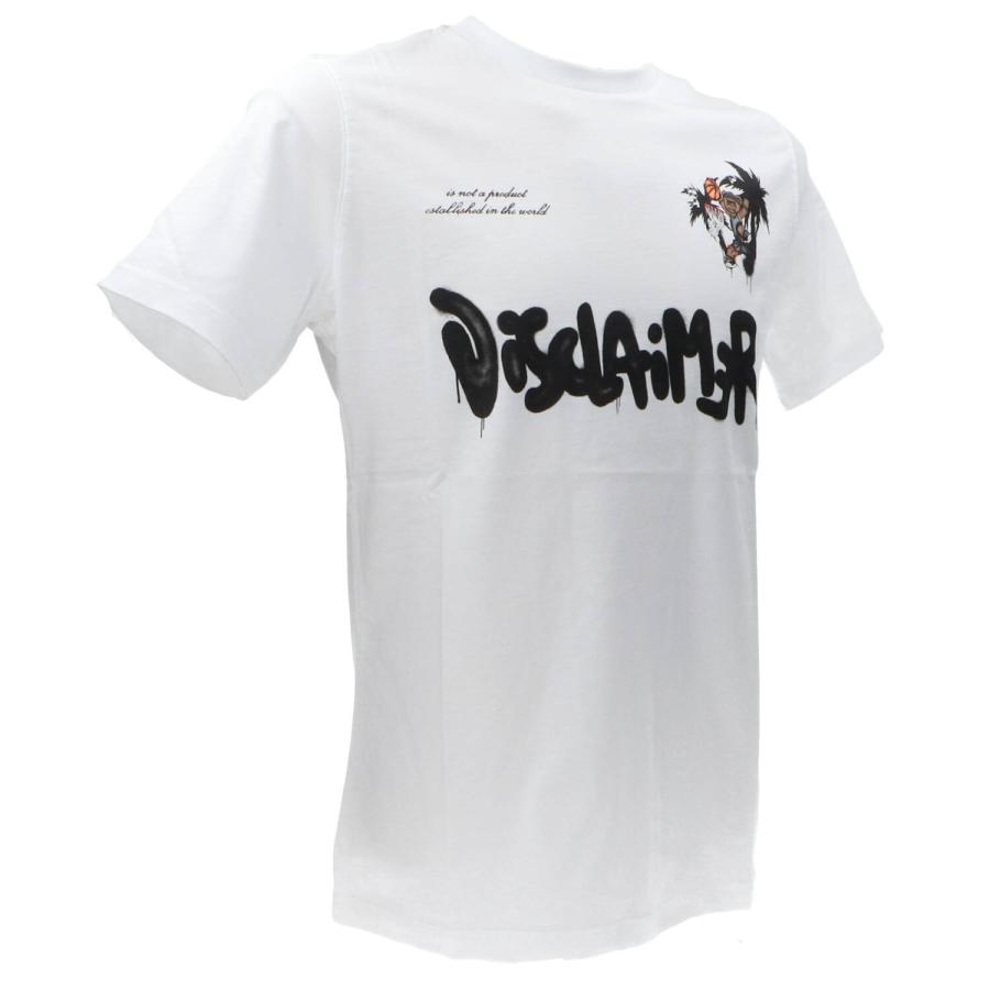 Disclaimer T-shirt  UOMO 54883 Bianco 2