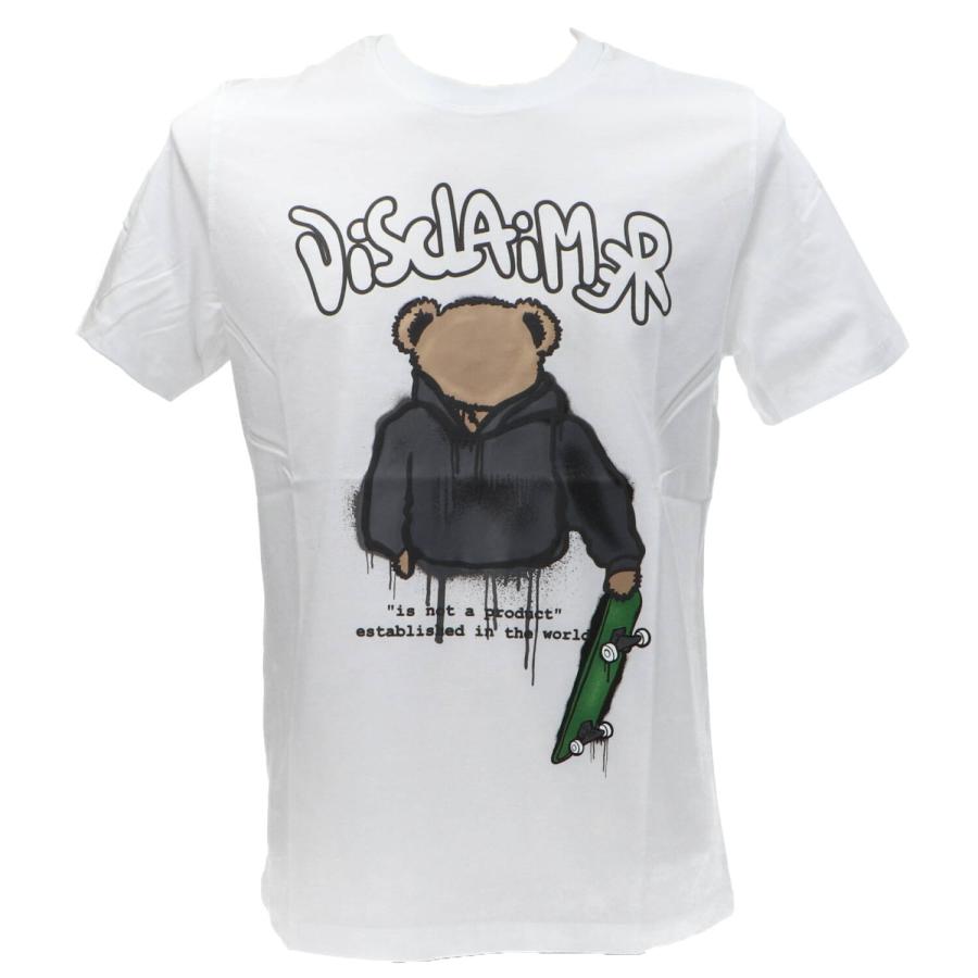 Disclaimer T-shirt MAGLIA JERSEY 55004 Bianco 1