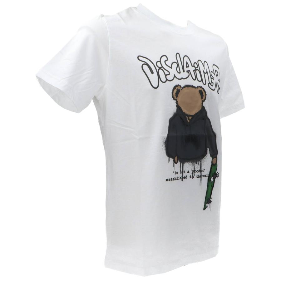 Disclaimer T-shirt MAGLIA JERSEY 55004 Bianco 2