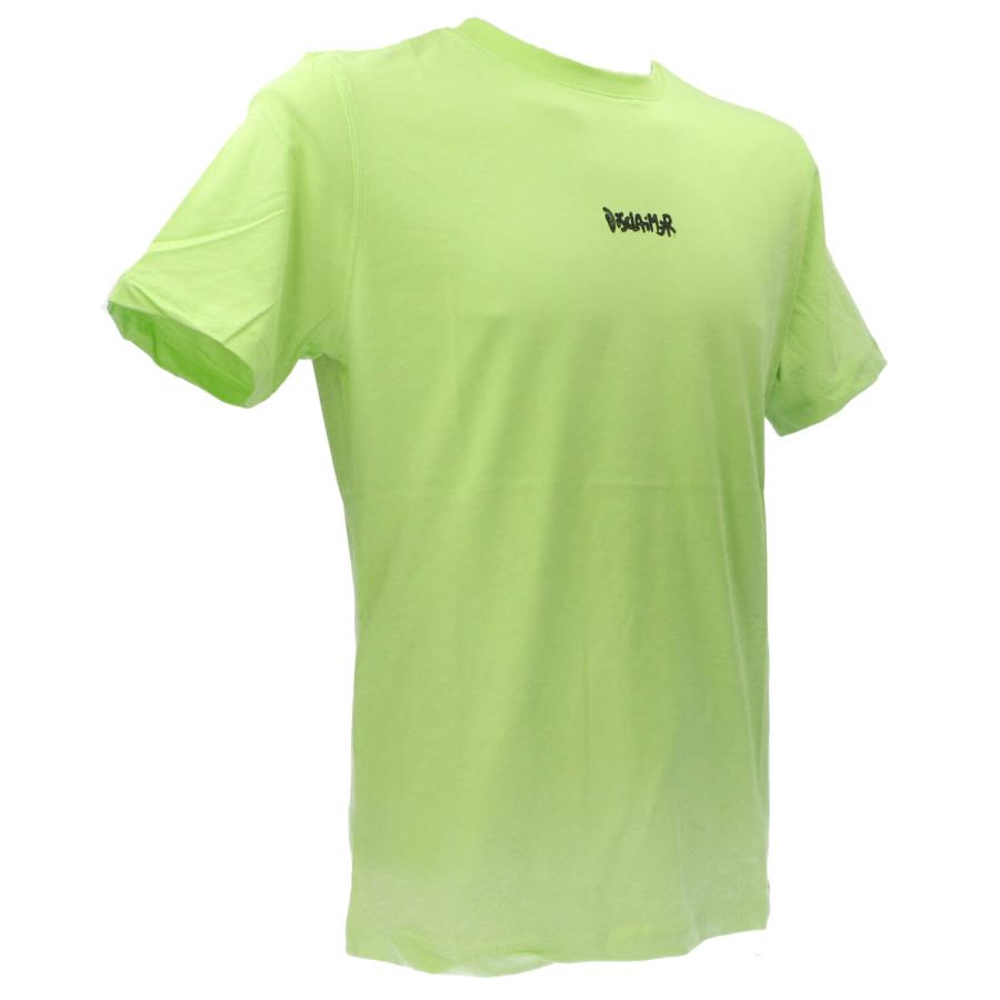 Disclaimer T-shirt  UOMO 54827 Verde Fluo 2