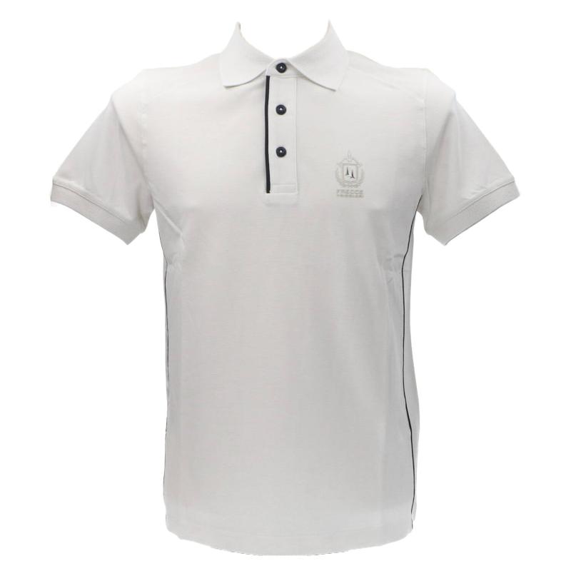 Polo POLO STAMPA HIGH DENSITY 1868 Bianco Ghiaccio