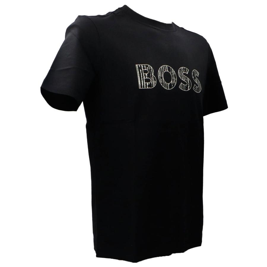 Boss T-shirt TE_LOGOTEXTURE Nero 2