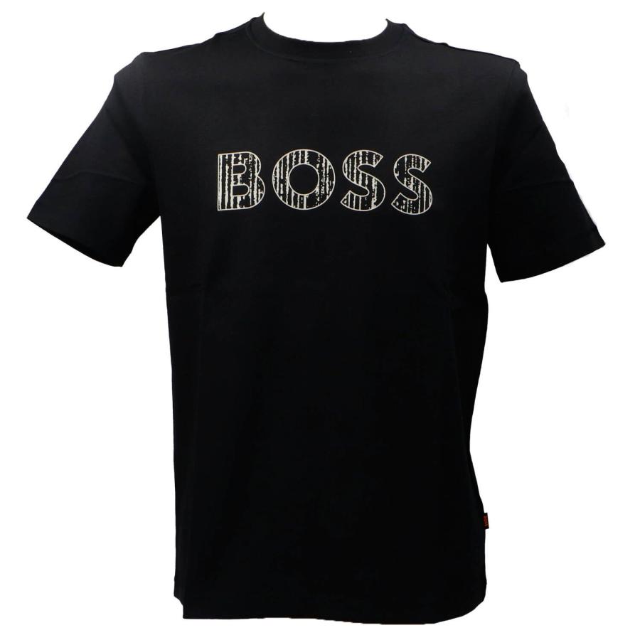 Boss T-shirt TE_LOGOTEXTURE Nero 1