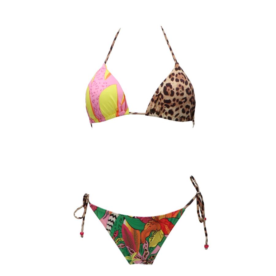 4giveness Costume TRIANGOLO E SLIP LACCETTI Multicolore 3