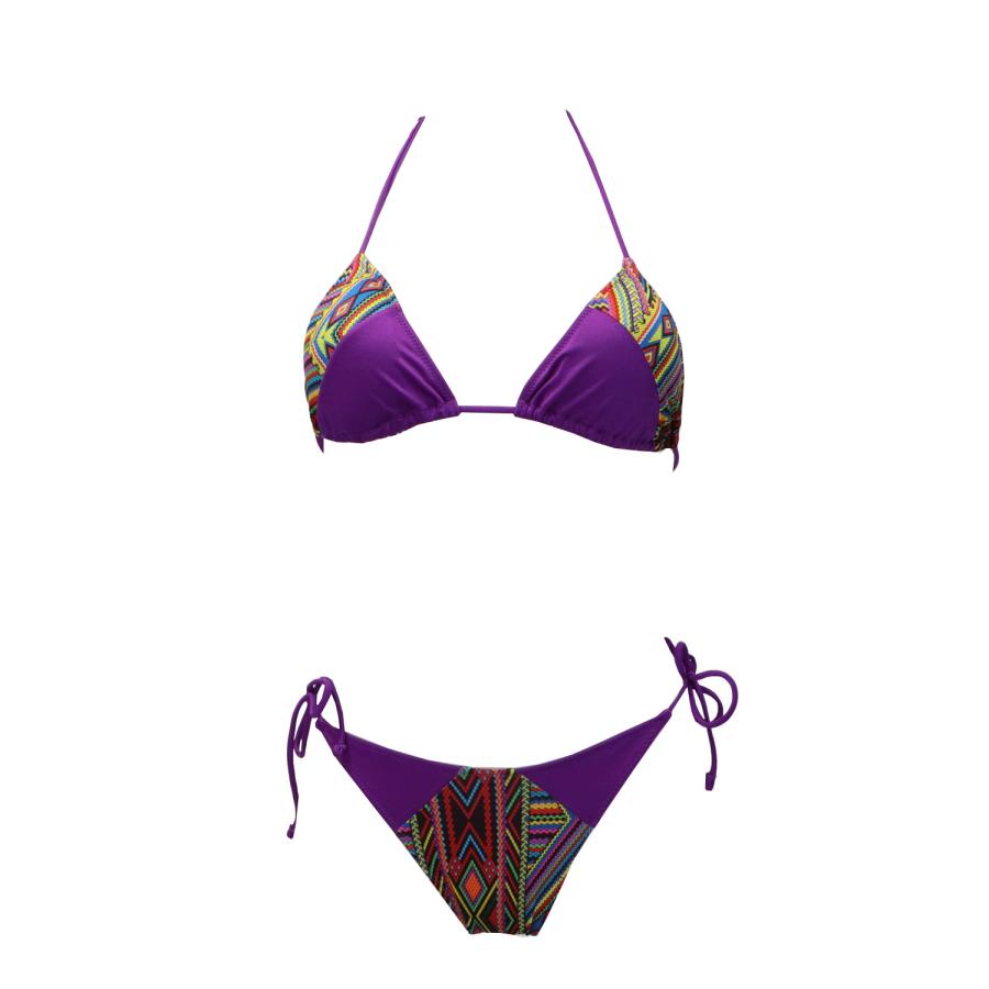 4giveness Costume TRIANGOLO E SLIP LACCETTI Viola 3