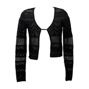 NELLIE LS CARDI SWTR Nero