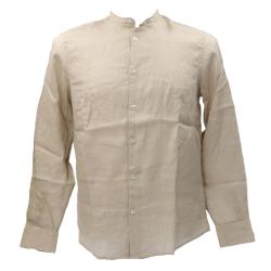 Camicia CAMICIA COREANA LINO CE986SS Beige
