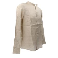 Camicia CAMICIA COREANA LINO CE986SS Beige