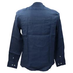 Camicia CAMICIA COREANA LINO CE986SS Blu