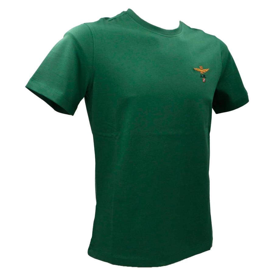 Aeronautica Militare T-shirt  BASICA 1580 Verde Scuro 2
