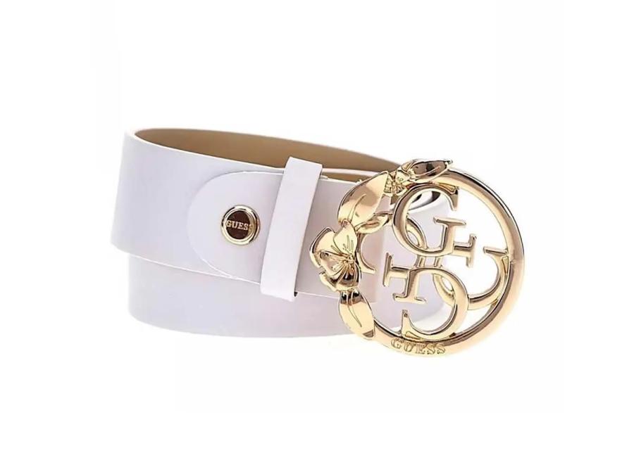 Guess Cinture TAMSIN ADJ PANT BELT Off White 1