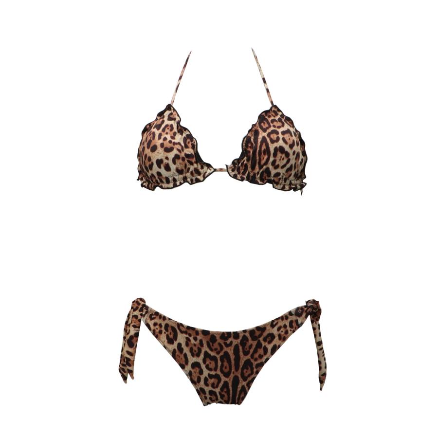4giveness Costume TRIANGOLO SBAMBOLATO E SLIP MARYLIN Marrone 3