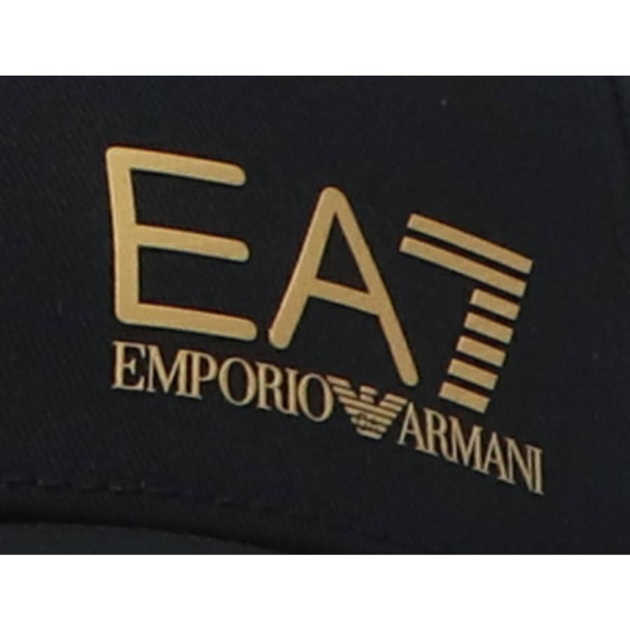 Emporio Armani Cappellini CAPPELLO EA7 BASEBALL Nero Oro 2