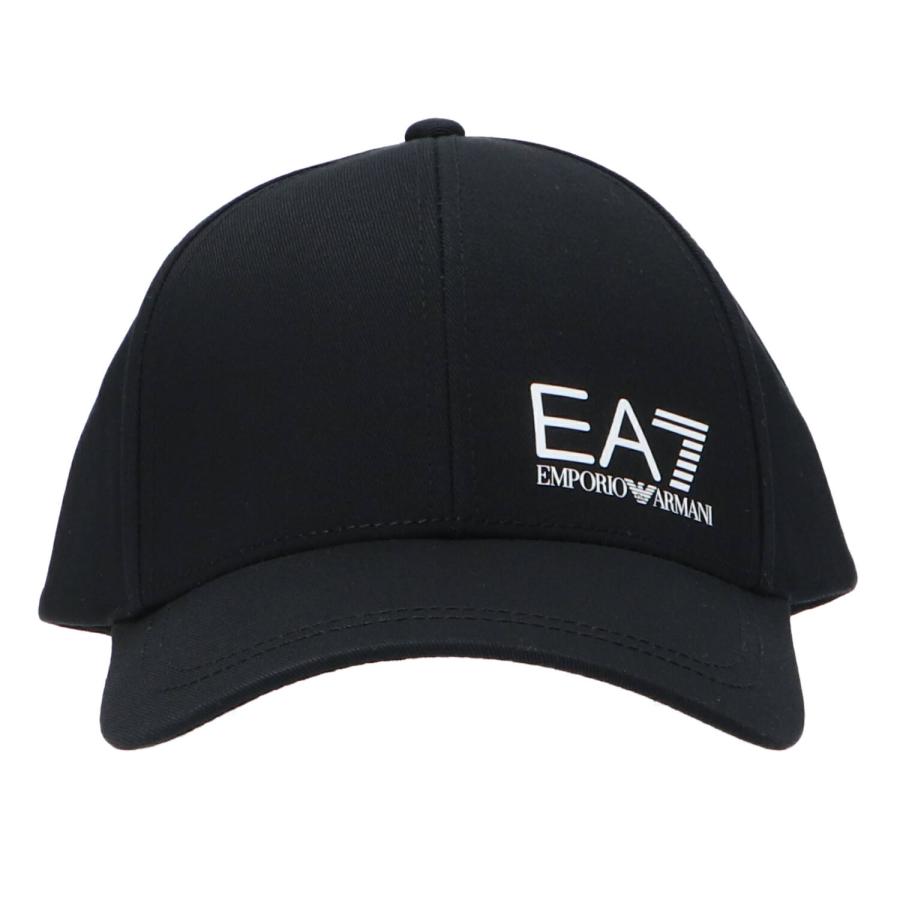 Emporio Armani Cappellini CAPPELLO EA7 BASEBALL Nero Bianco 1