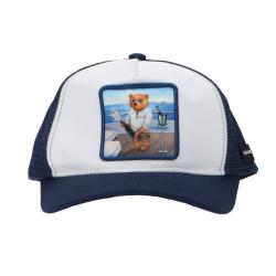 Cappellini TRUCKER CAP POSTER FILOU Blu