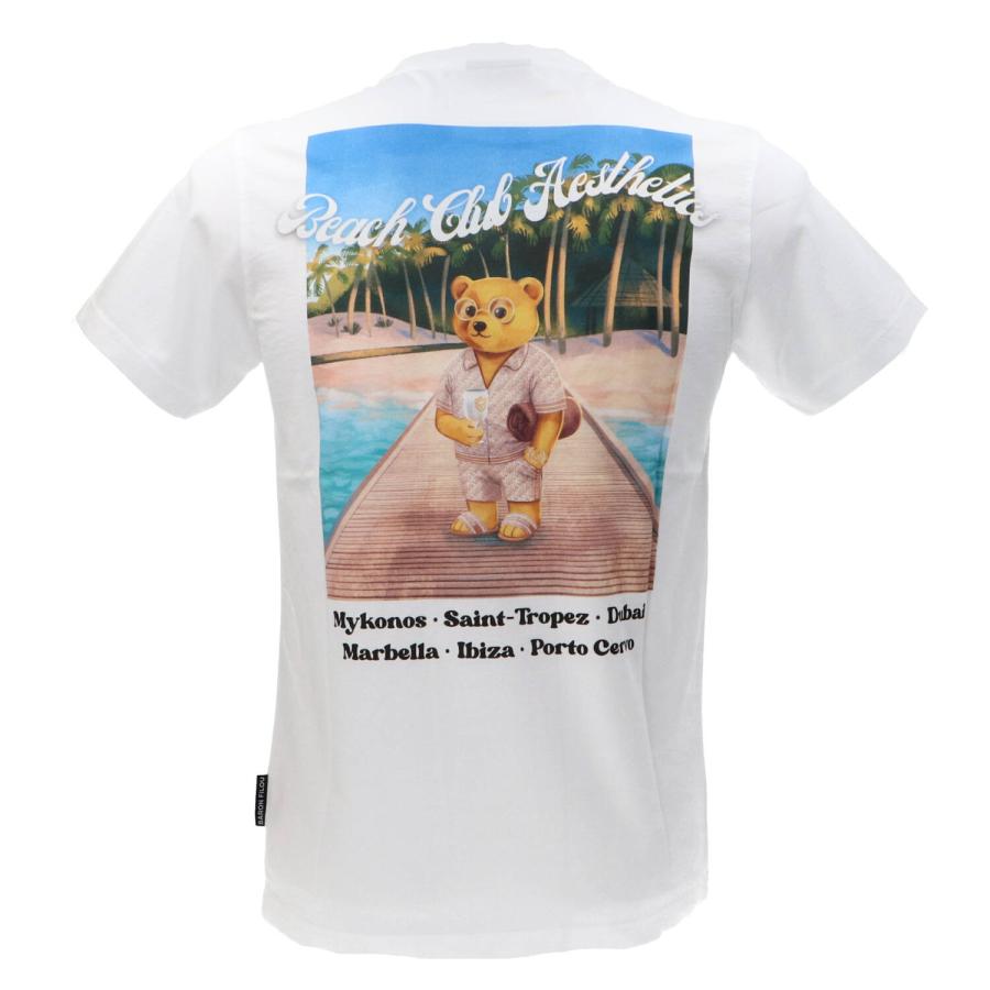 Baron Filou T-shirt FILOU BACKPRINT  Multicolore Bianco 3