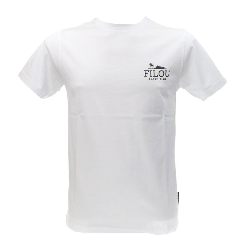 T-shirt FILOU BACKPRINT T-SHIRT Bianco