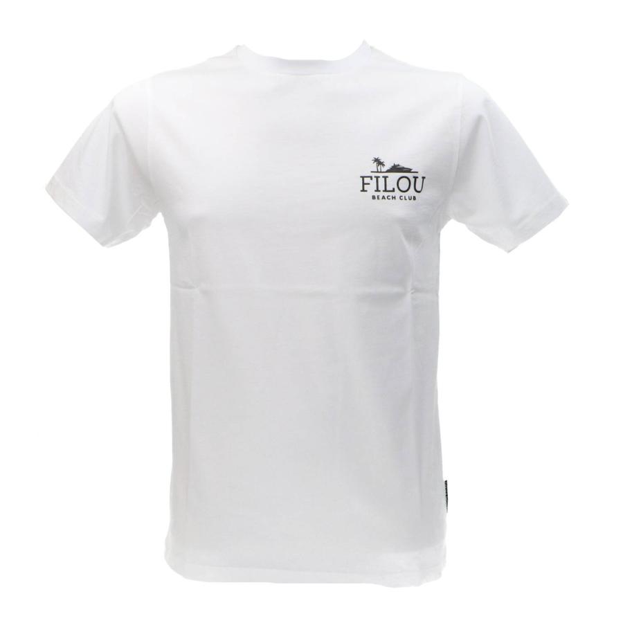 Baron Filou T-shirt FILOU BACKPRINT  Bianco 1