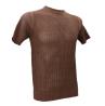 Maglia GIROCOLLO MAGLIA TRAFORATA ME2982SS Marrone