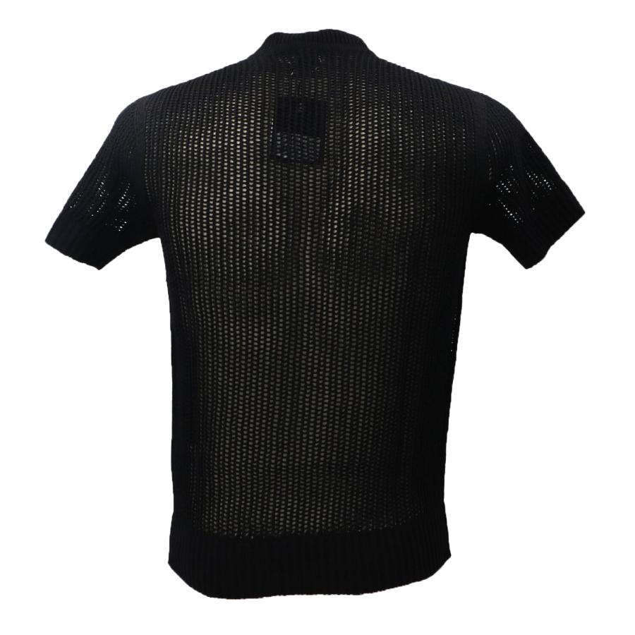 Sseinse Maglia GIROCOLLO   TRAFORATA ME2982SS Nero 3