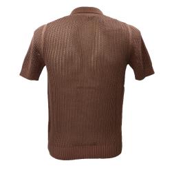 Cardigan TRAFORATO CARDIGAN ME2984SS Marrone