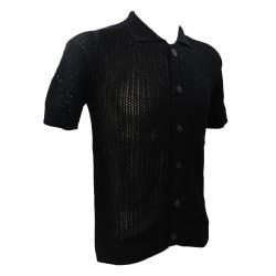 Cardigan TRAFORATO CARDIGAN ME2984SS Nero