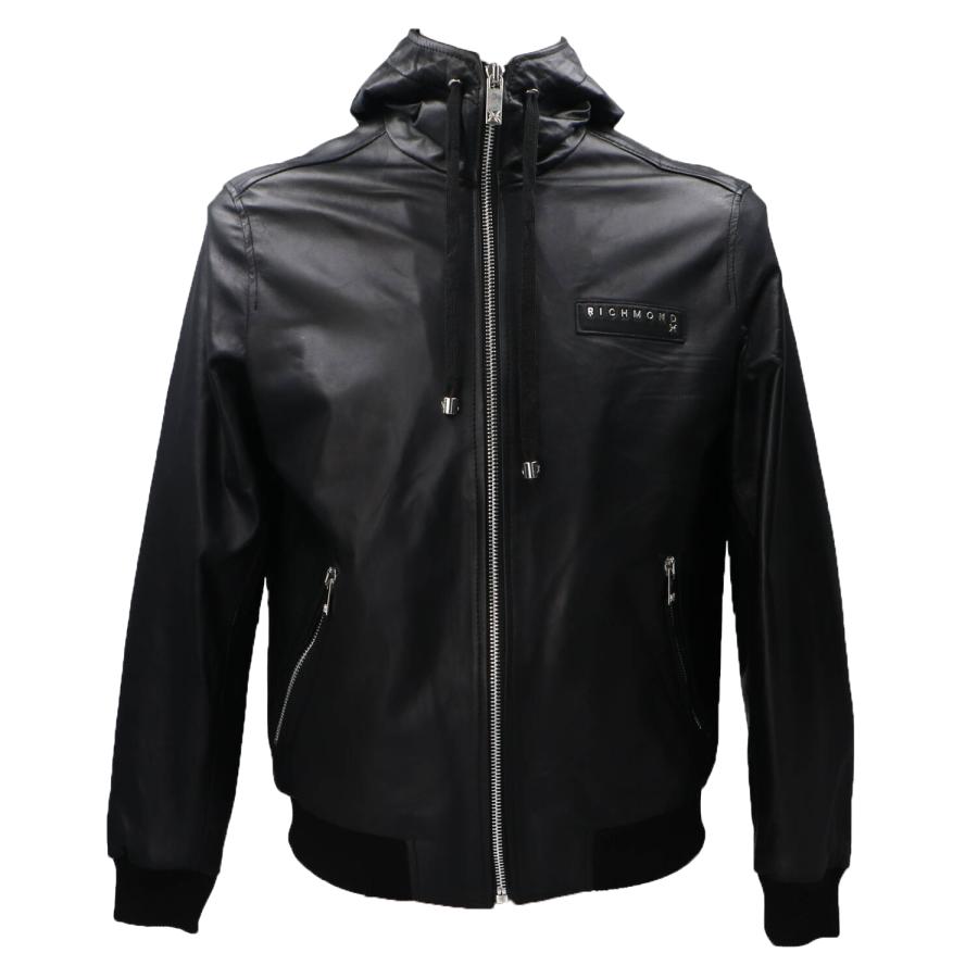 Richmond Giubbotti REAL LEATHER JACKET BAUSKE Nero 1