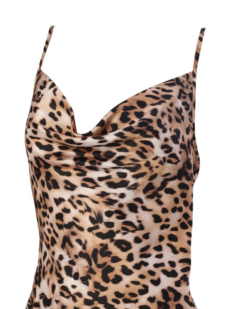 Guess Vestiti NEW AKILINA DRESS Marrone 3