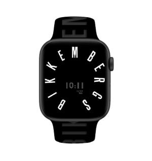SMARTWATCH BK MEDIUM 43MM Nero logo