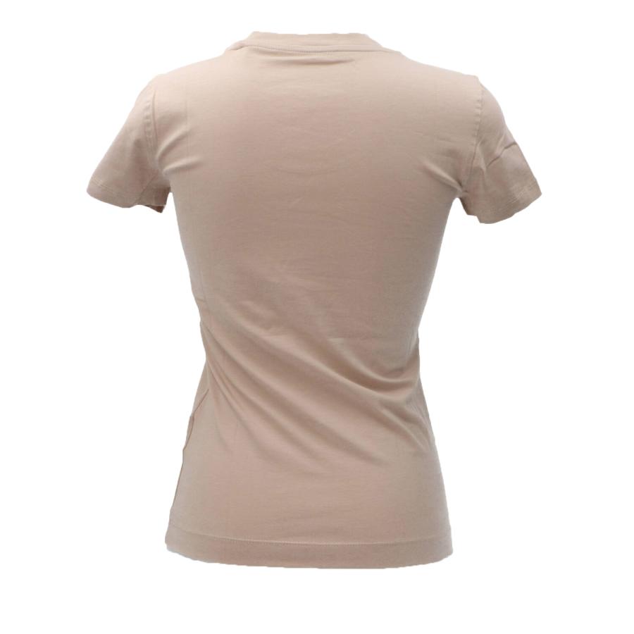 Guess T-shirt SS CN SHINY TRIANGLE TEE Beige 3