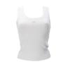 Canotte ECO TRIANGLE BLING RIBBED TANK Bianco
