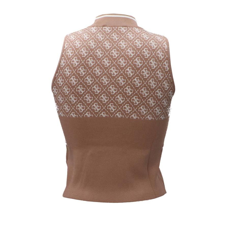 Guess Top 4G LOGO SWEATER  Marrone 3