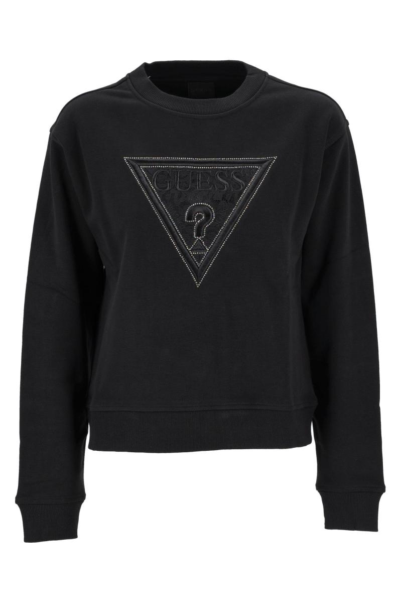 Guess Felpe TRIANGLE SWEATSHIRT Nero 1