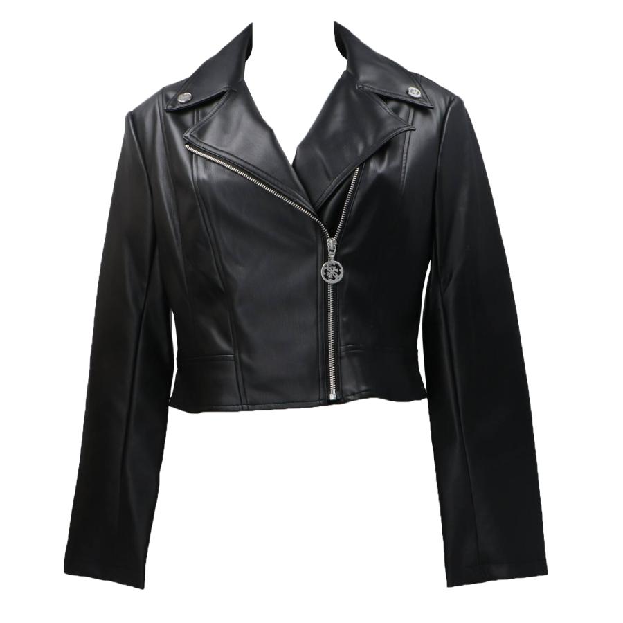 Guess Giubbotti CLEMENCE PU LEATHER JACKET Nero 1
