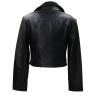 Giubbotti CLEMENCE PU LEATHER JACKET Nero
