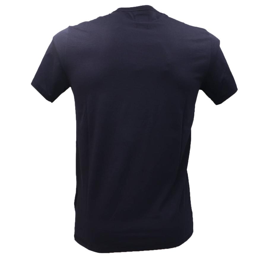 Guess T-shirt LOGO RICAMATO  SLIM Blu 3