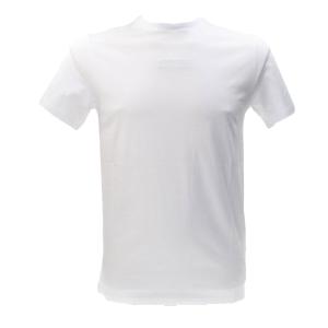 LOGO RICAMATO T-SHIRT SLIM Bianco