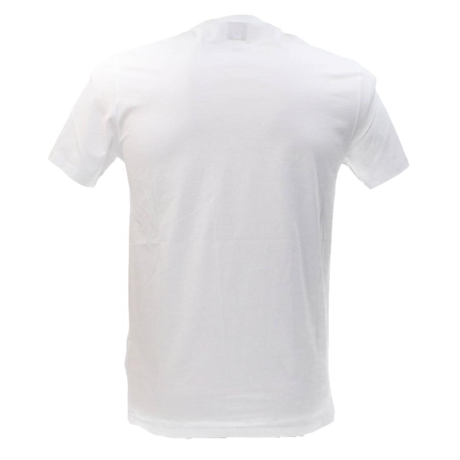 Guess T-shirt LOGO RICAMATO  SLIM Bianco 3
