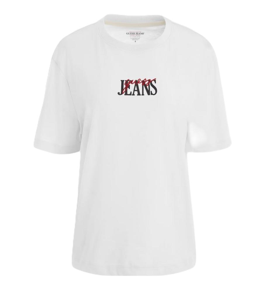 Guess T-shirt GUESS LOGO TEE WOMEN Bianco 1