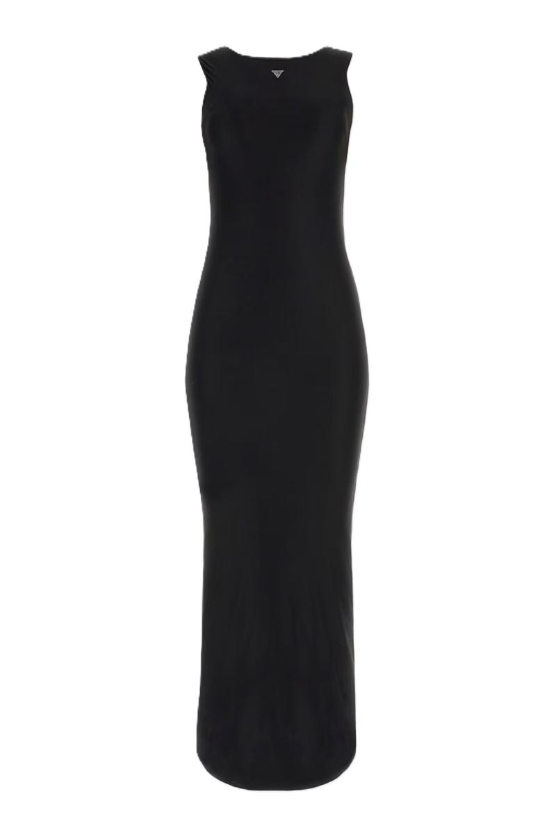 Guess Vestiti TANK LONG DRESS Nero 1