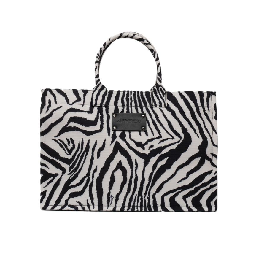 4giveness Borse a spalla BAG SAINT TROPEZ Bianco Nero 1