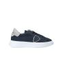 Sneakers Temple low man Blu suede