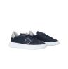 Sneakers Temple low man Blu suede