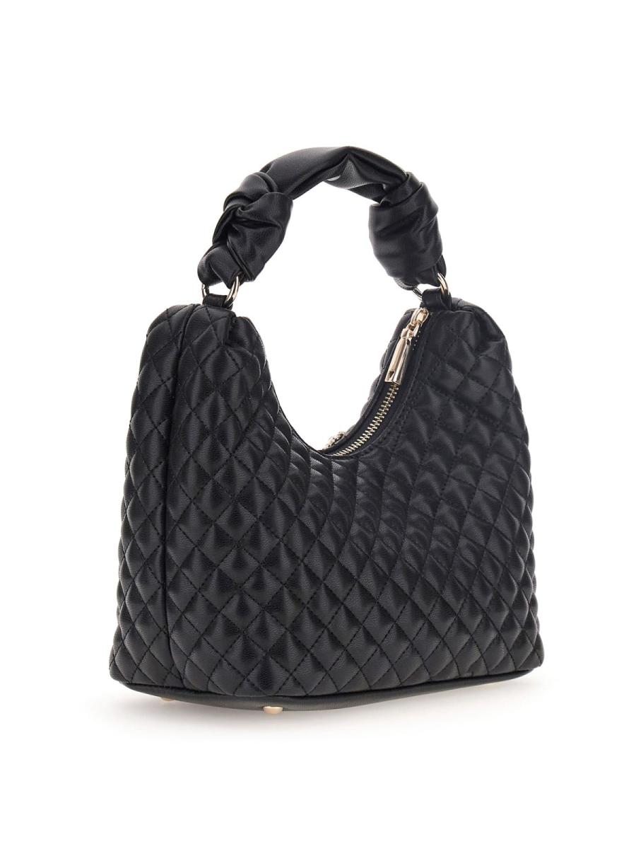 Guess Borse a mano EVERLEE SMALL HOBO Nero Guess Borse a mano EVERLEE SMALL HOBO Nero 3