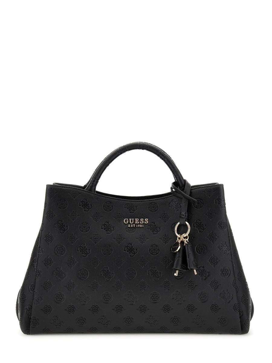Guess Borse a mano PHOEBE LRG GIRLFRIEND SATCHEL Nero Guess Borse a mano PHOEBE LRG GIRLFRIEND SATCHEL Nero 1