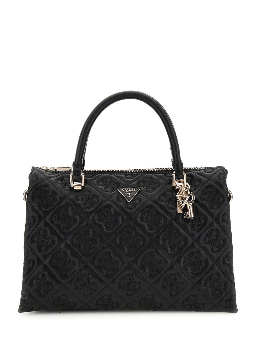 Guess Borse a mano ADELASIA MULTI COMP SATCHEL Nero Guess Borse a mano ADELASIA MULTI COMP SATCHEL Nero 1