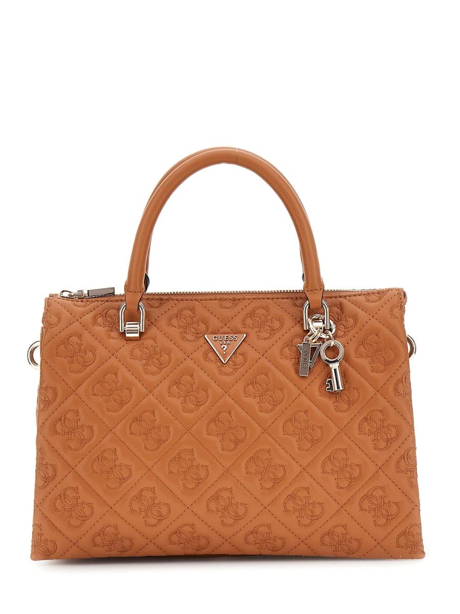 Guess Borse a mano ADELASIA MULTI COMP SATCHEL Cuoio Guess Borse a mano ADELASIA MULTI COMP SATCHEL Cuoio 1