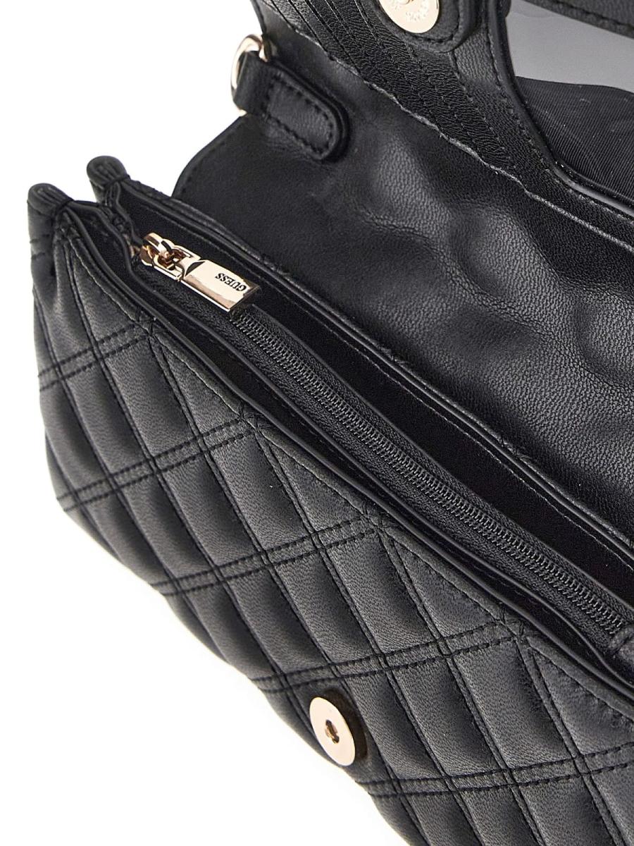 Guess Borse tracolla GIULLY II XBODY FLAP ORGANIZER Nero Guess Borse tracolla GIULLY II XBODY FLAP ORGANIZER Nero 4