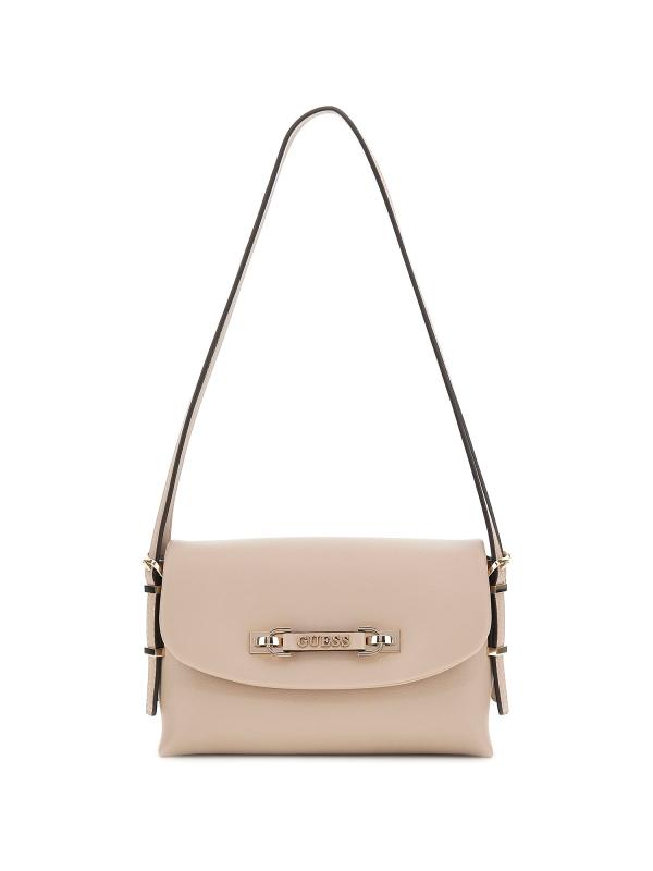 Borse a spalla LEFIA FLAP SHOULDER BAG Beige Taupe