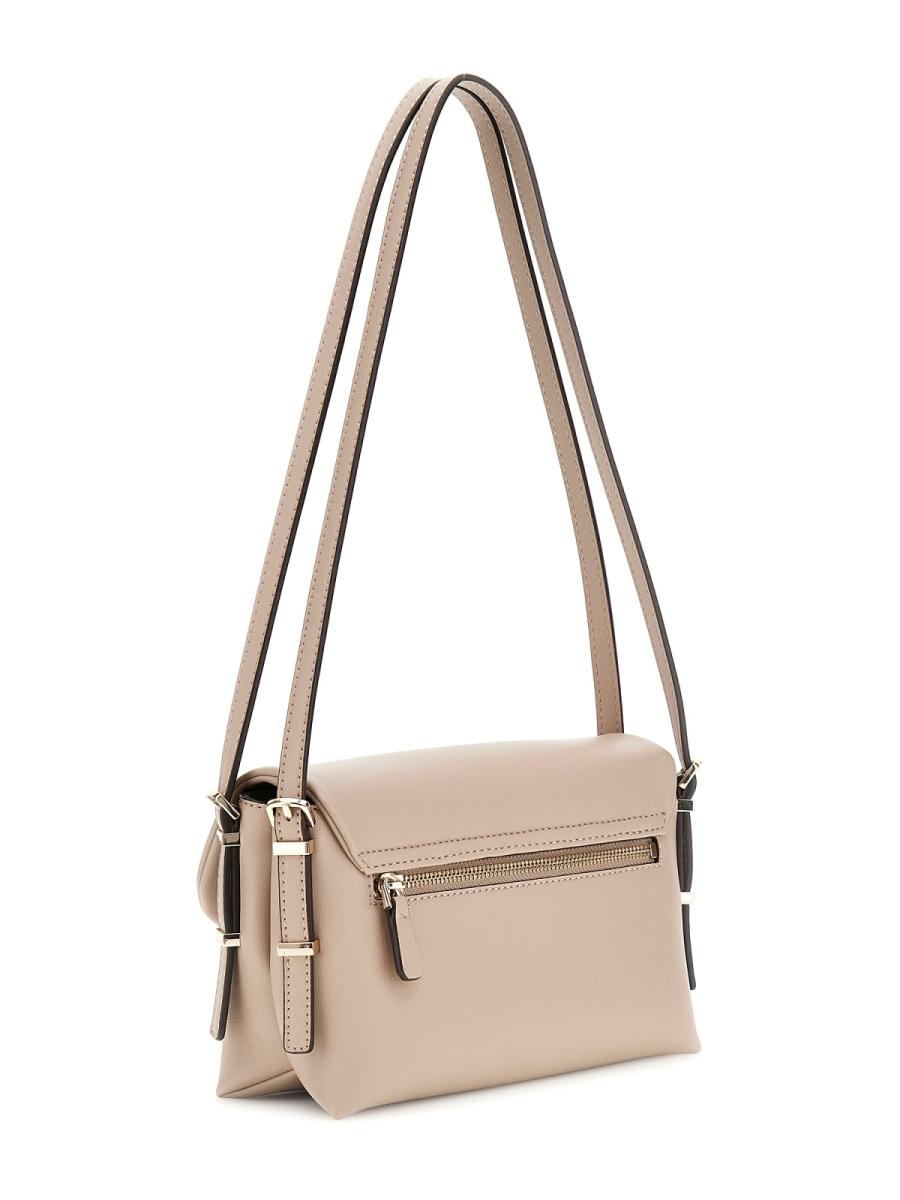 Guess Borse a spalla LEFIA FLAP SHOULDER BAG Beige Taupe Guess Borse a spalla LEFIA FLAP SHOULDER BAG Beige Taupe 2